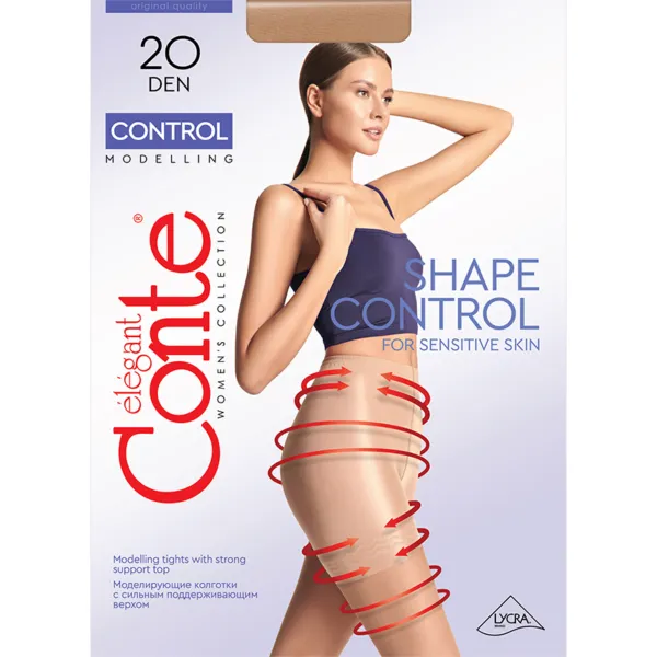 Զուգագուլպա Control 20 Den Shade